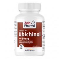 Убихинол UBICHINOL COQ 10 Kapseln 50 mg 60 шт Zein Pharma Убихинол UBICHINOL COQ 10 Kapseln 50 mg 60 шт Zein Pharma